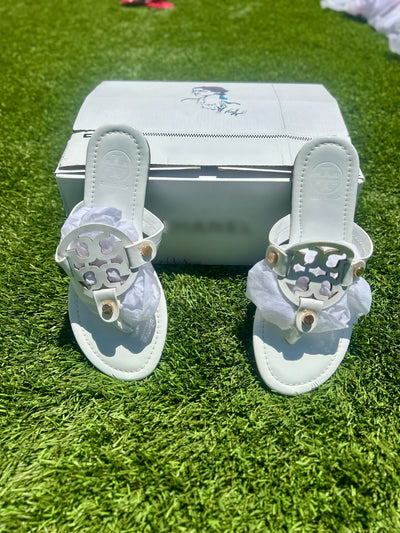Tory Burch Sandals White (Glossy)