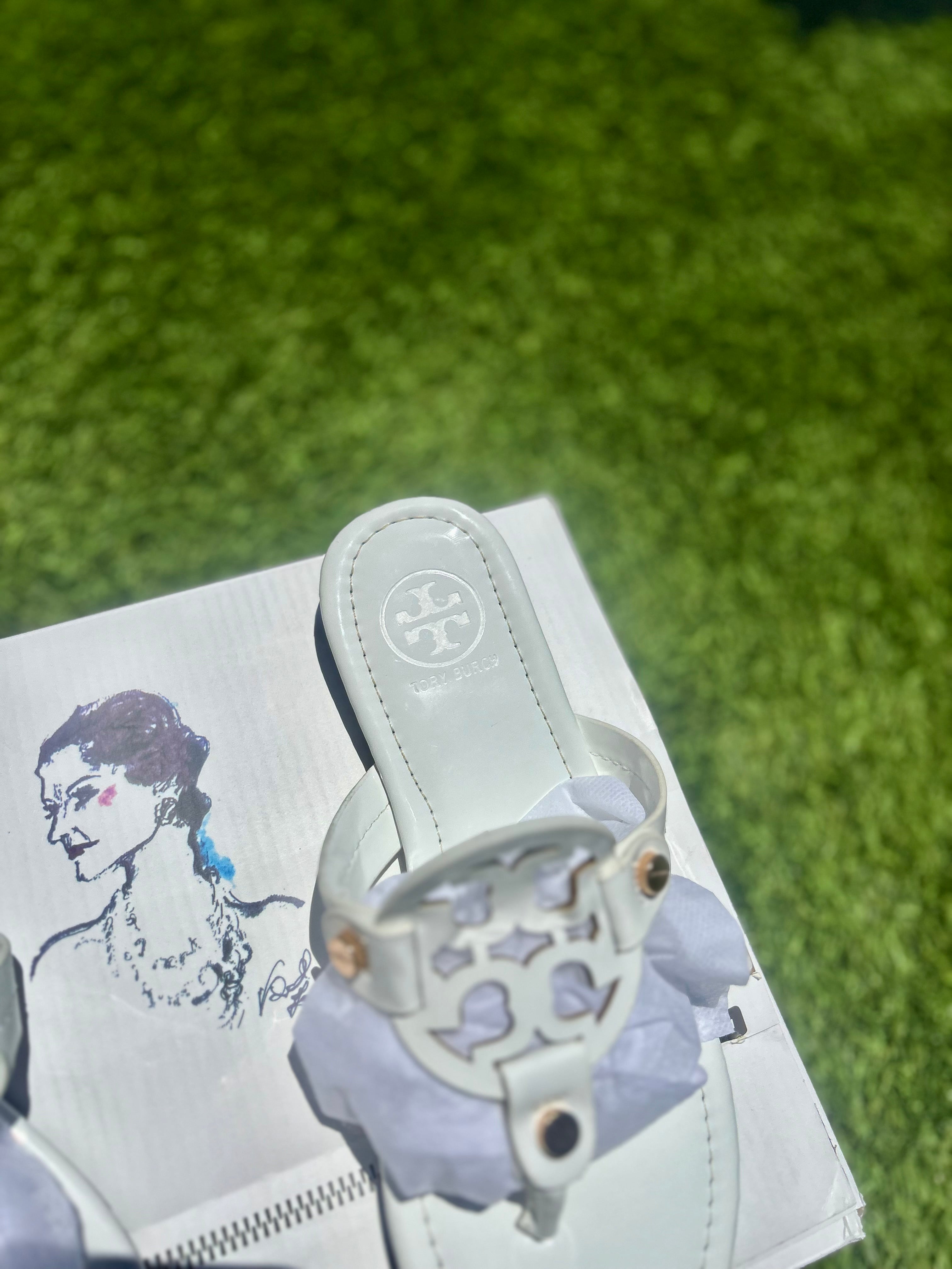 Tory Burch Sandals White (Glossy)