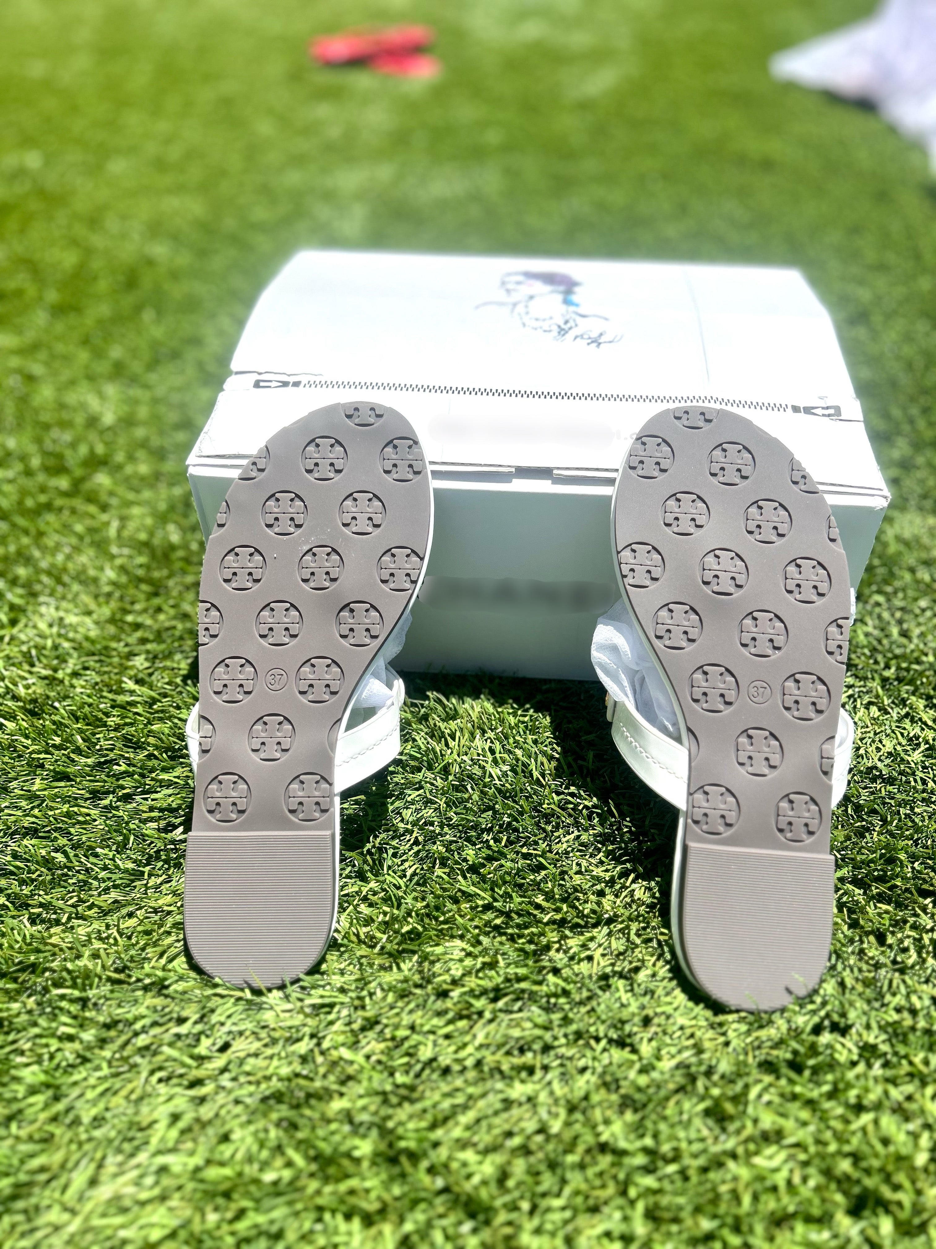 Tory Burch Sandals White (Glossy)
