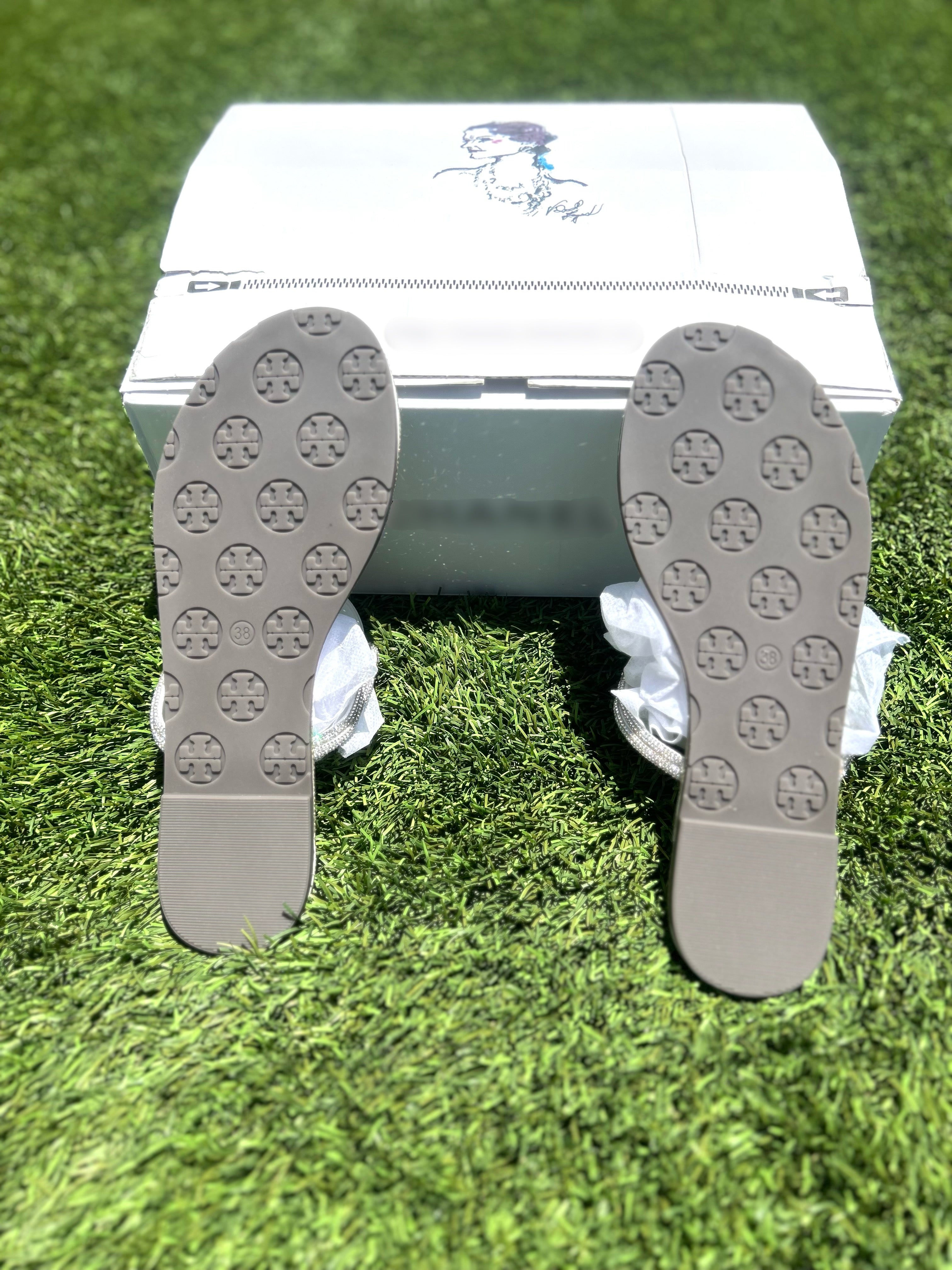Tory Burch White (Sparkle)