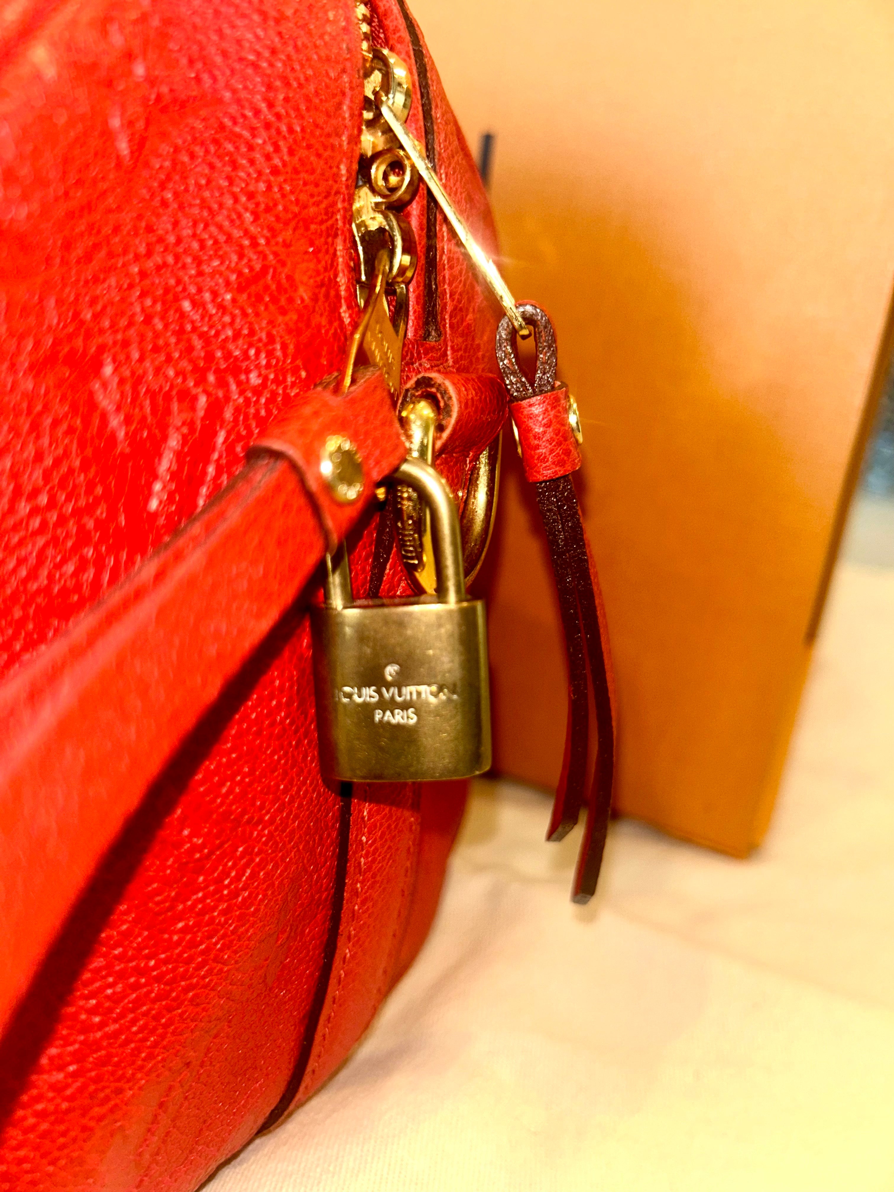 Louis Vuitton Speedy Bandouliere Bag MonoGram Empreinte Leather PRE OWNED