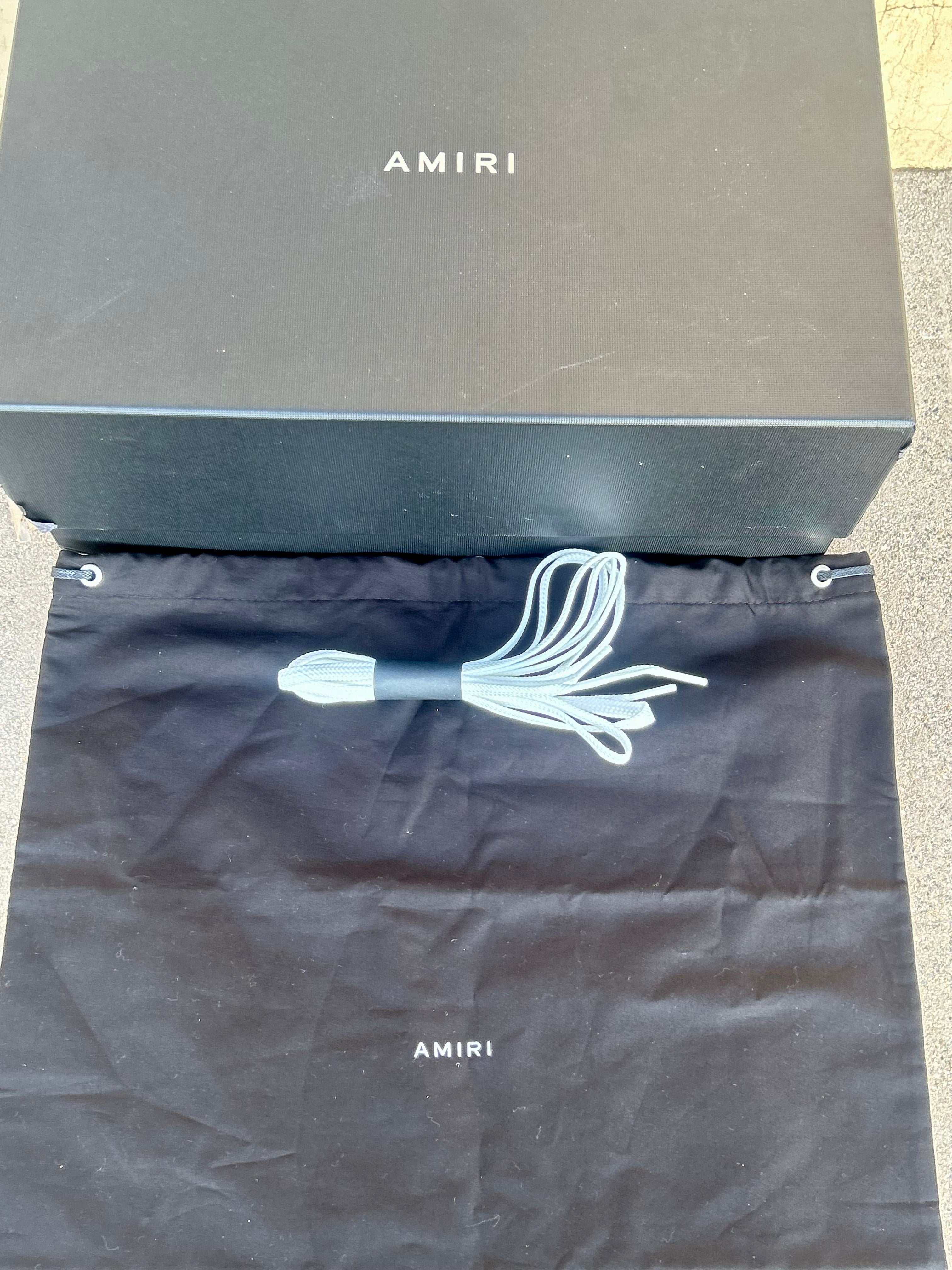 Authentic Amiri Skel Low Shoes – Size 11 (Pre-Owned)